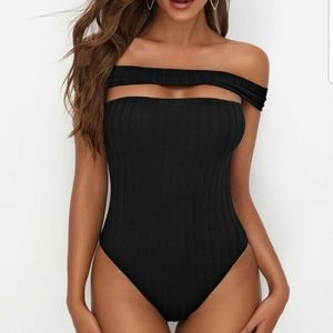 Off shoulder bodysuit